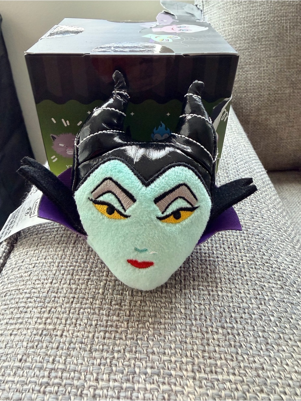 Disney Maleficent Headband Plush- Mint Green & Black